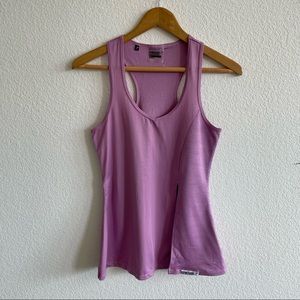 Gymshark Split Front Purple Tank Size XS